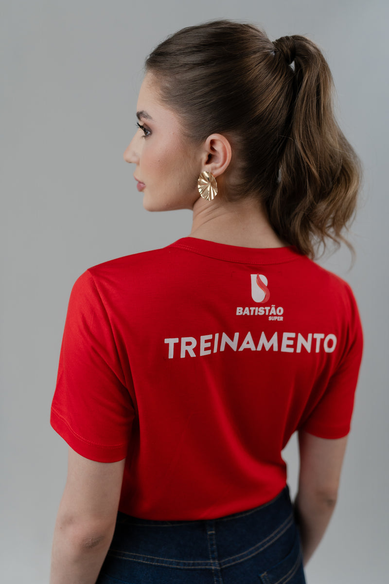 CAMISETA BÁSICA FEMININA VERMELHA