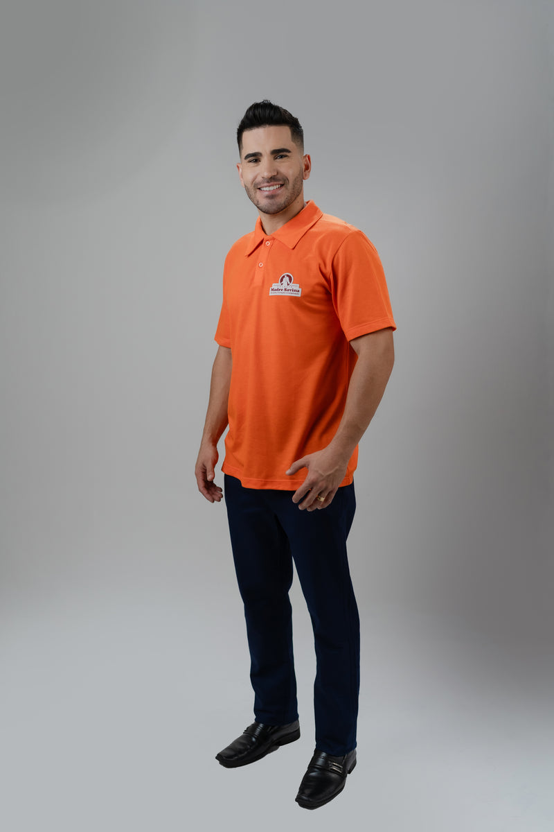 CAMISA POLO MASCULINA LARANJA GARI