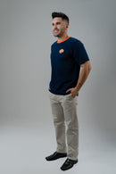 CAMISETA BASICA MASCULINA AZUL MARINHO