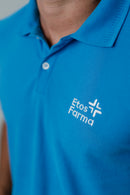 CAMISA POLO MASCULINA AZUL TURQUESA