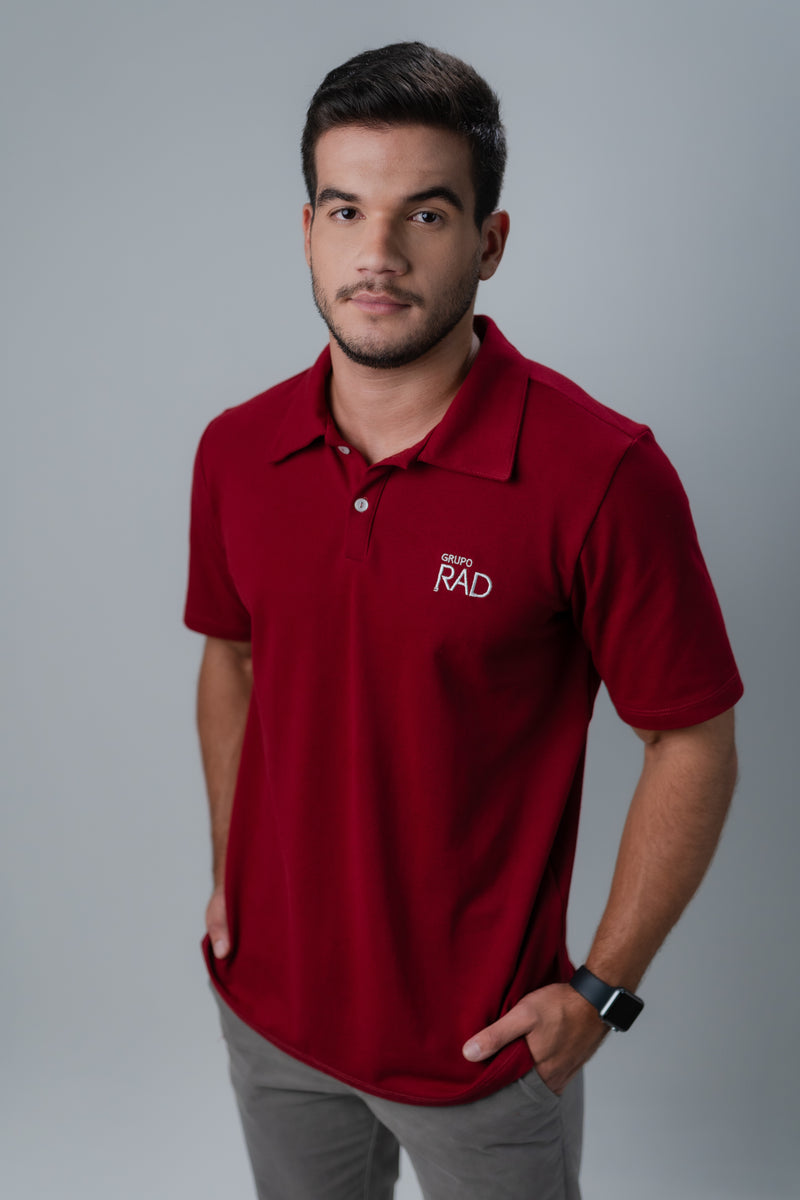 CAMISA POLO MASCULINA VINHO