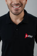 CAMISA POLO MASCULINA PRETA