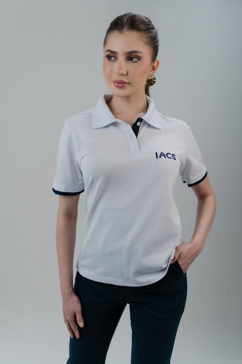 CAMISA POLO FEMININA BRANCA