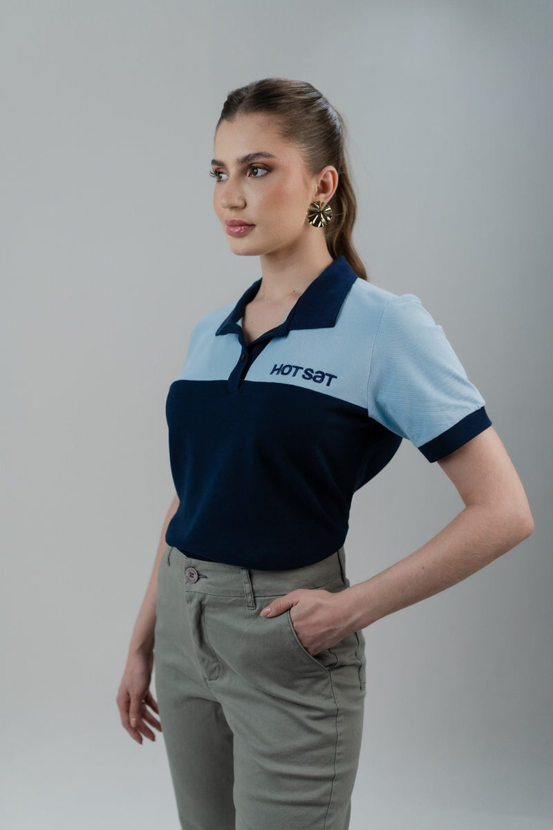 CAMISA POLO FEMININA PRETA