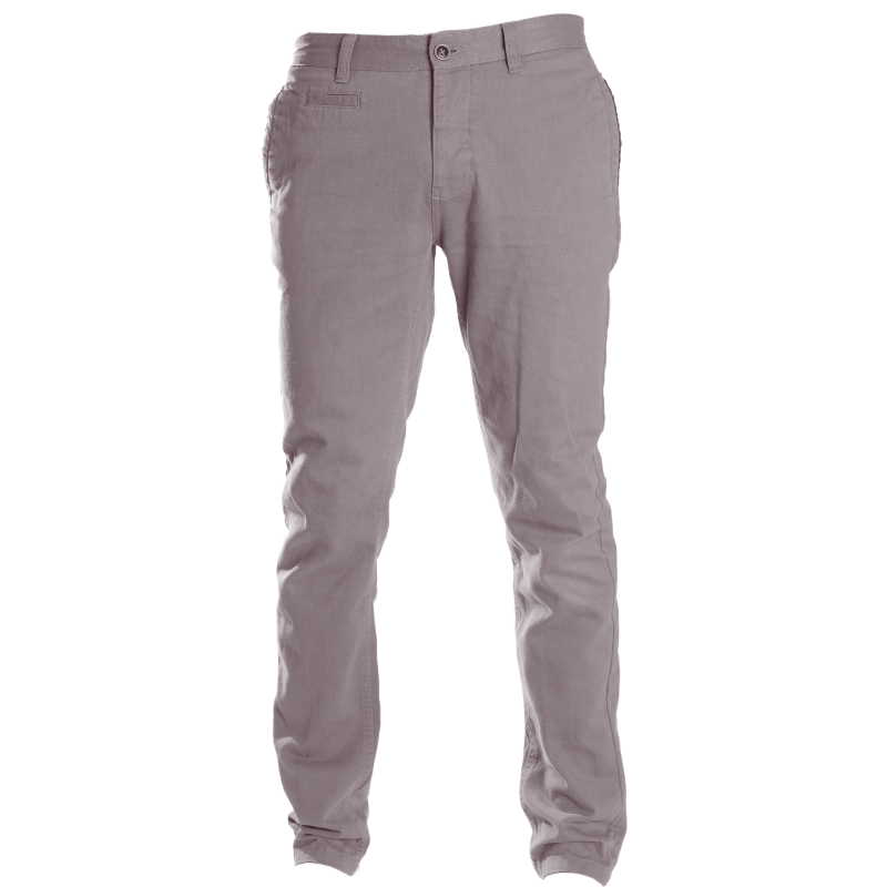 CALÇA DE SARJA RETA MASCULINA CINZA