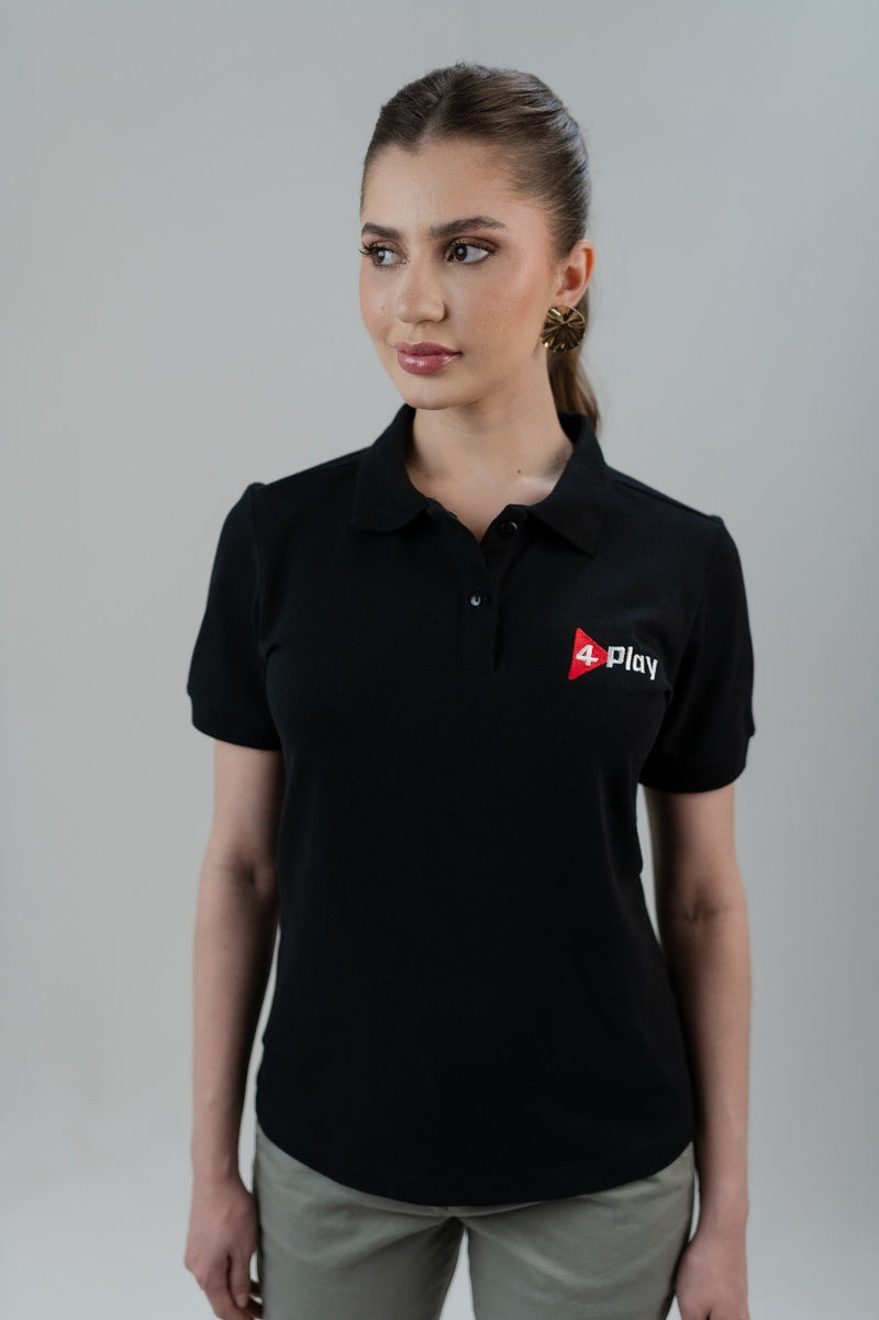 CAMISA POLO FEMININA BRANCA